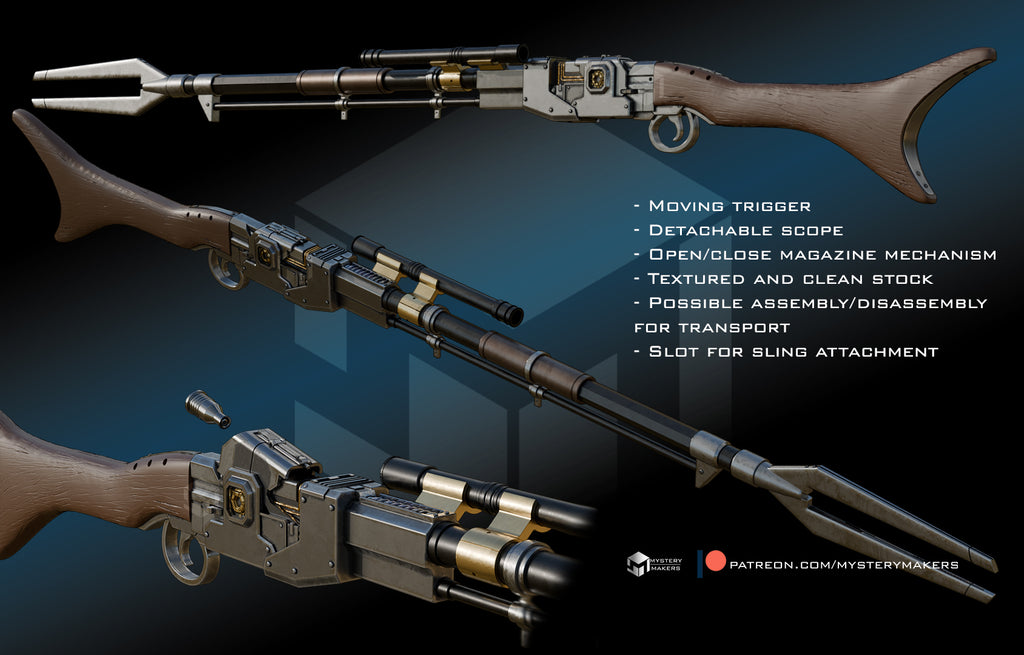 MysteryMakers — Amban Phase Pulse Rifle - Working Mechanism