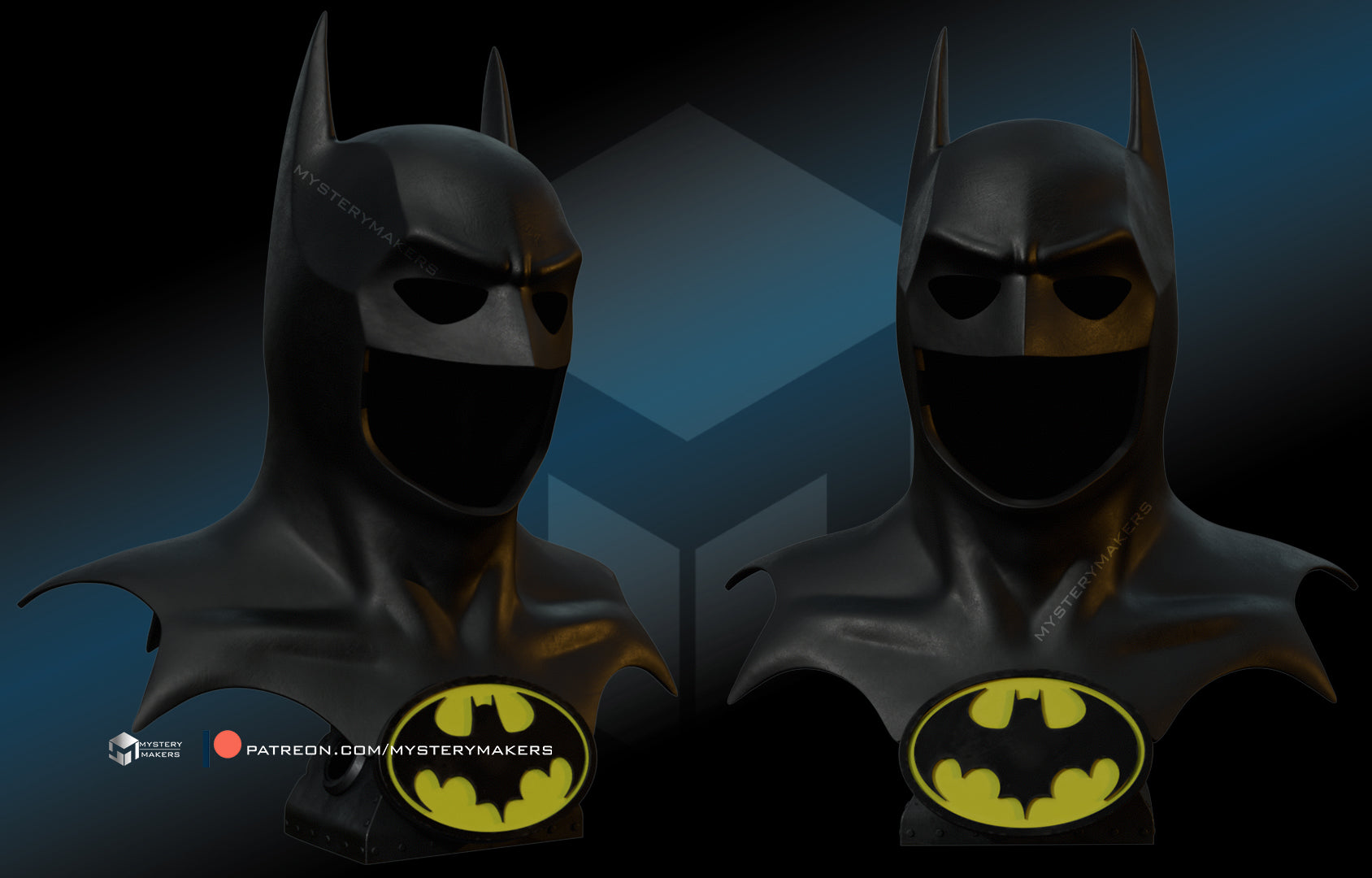 MysteryMakers — The Batman 1989 Cowl Display Piece