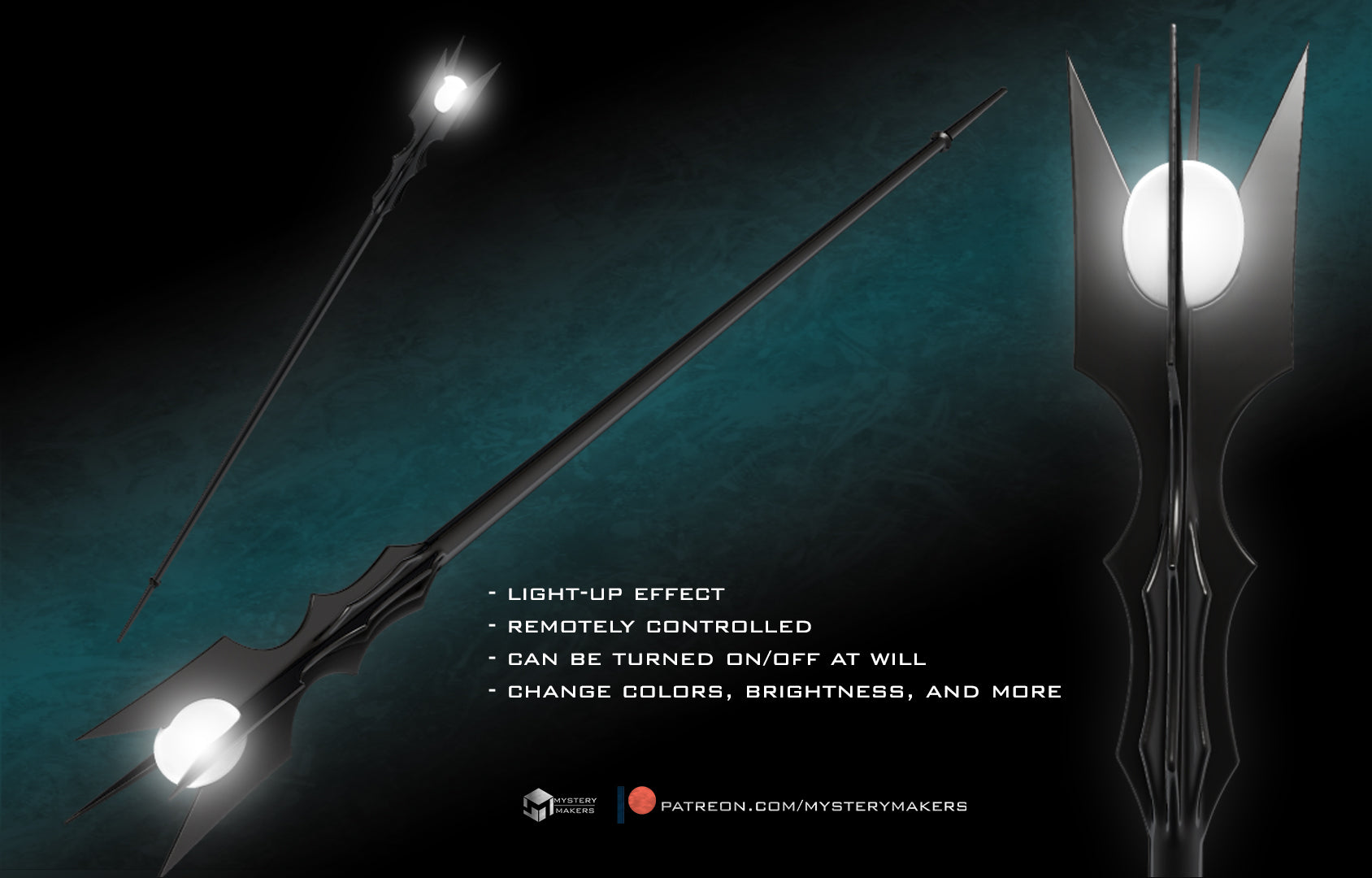 MysteryMakers — Saruman Staff - Light Up