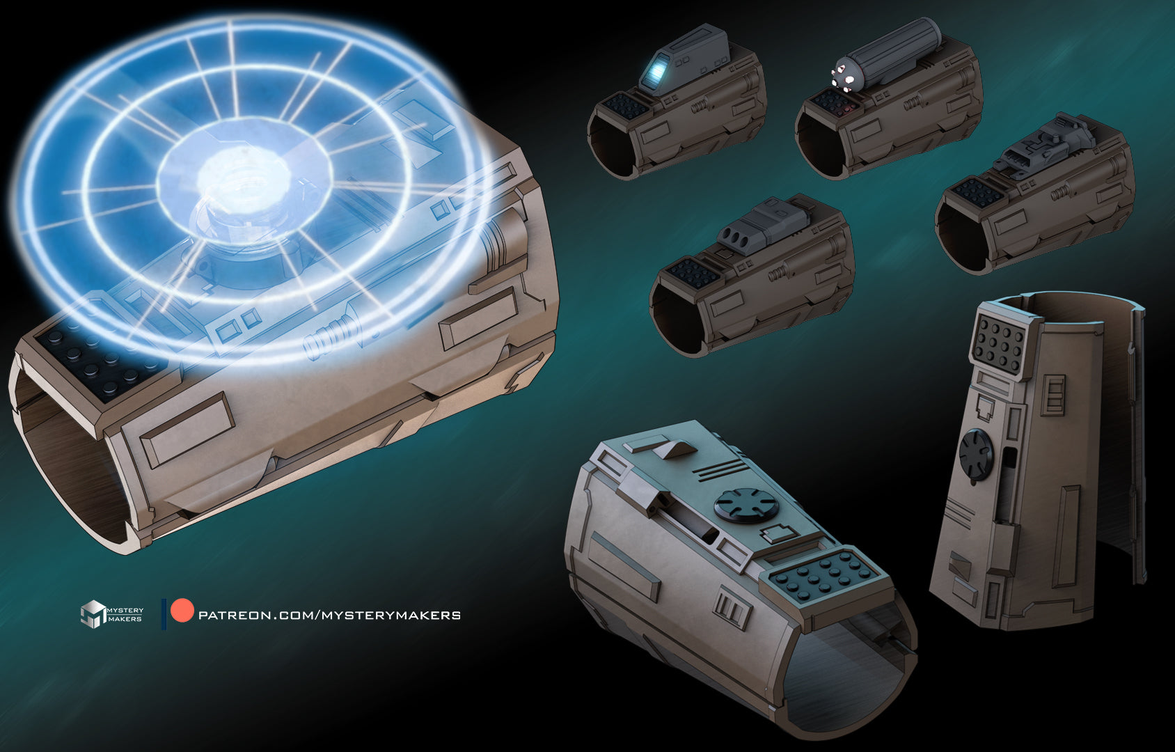 MysteryMakers — MMV-02 Vambrace Holoprojector