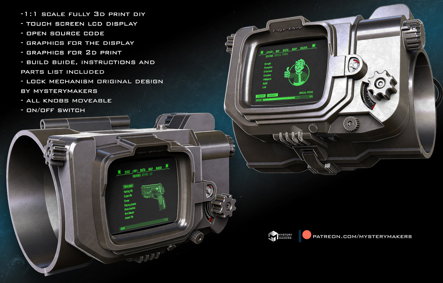 MysteryMakers — Pip Boy 3000 mkV