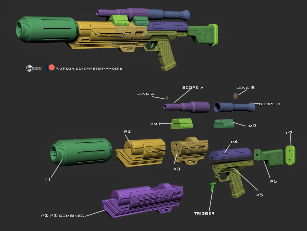 MysteryMakers — Shae Vizsla blaster rifle