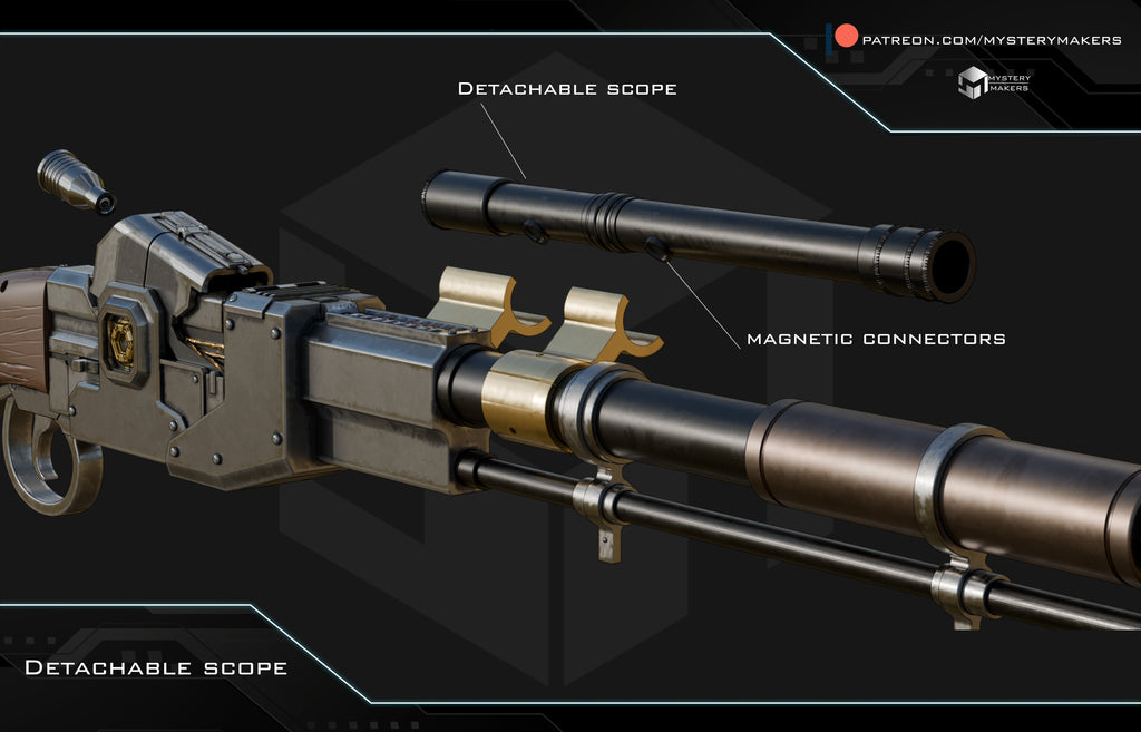MysteryMakers — Amban Phase Pulse Rifle - Working Mechanism