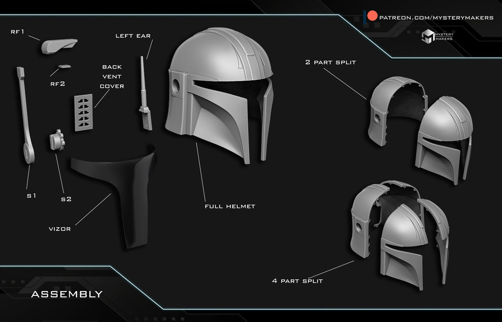 MysteryMakers — MG Mando Helmet