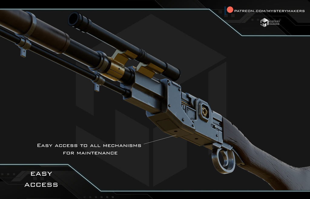 MysteryMakers — Amban Phase Pulse Rifle - Working Mechanism