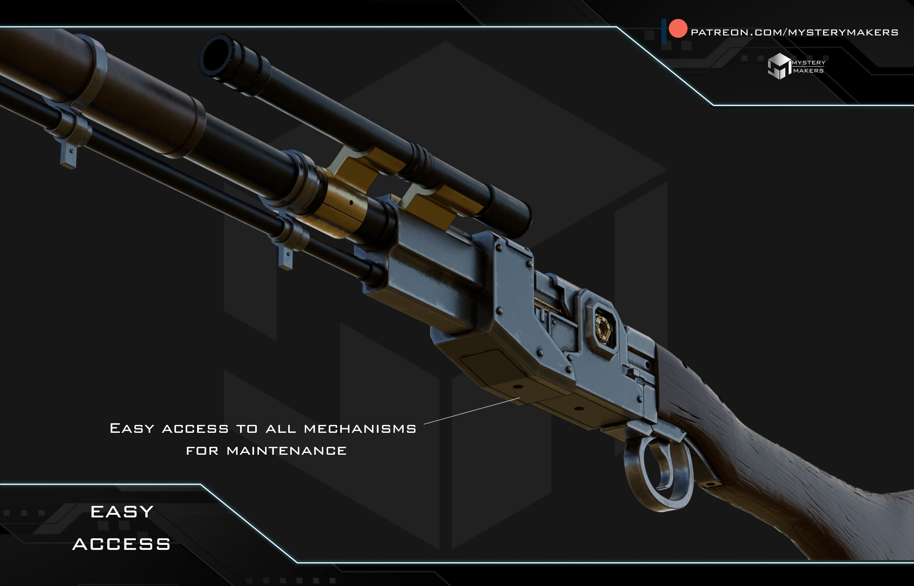 MysteryMakers — Amban Phase Pulse Rifle - Working Mechanism