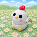 UniQrint - Hen Clicker Key Chain