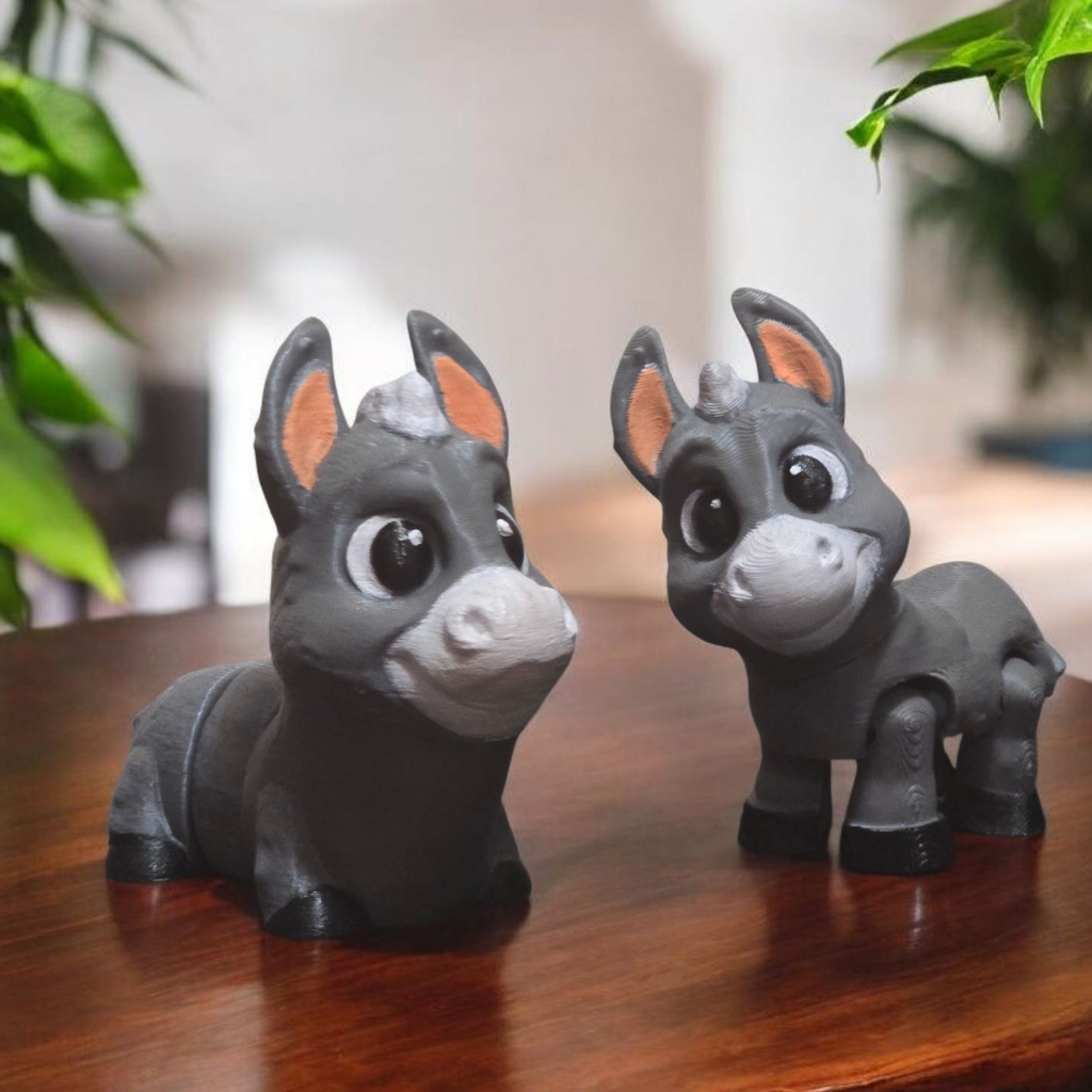 3DJPDesigns - Flexi Donkey Big + Small