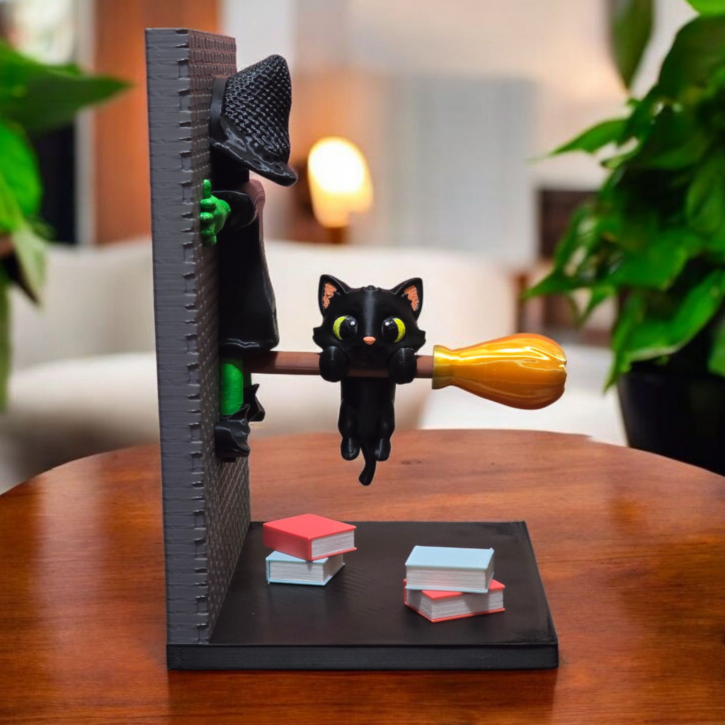 3DJPDesigns - Halloween Booknook + Tree Stand (Axolotl, Cat, Dragon)