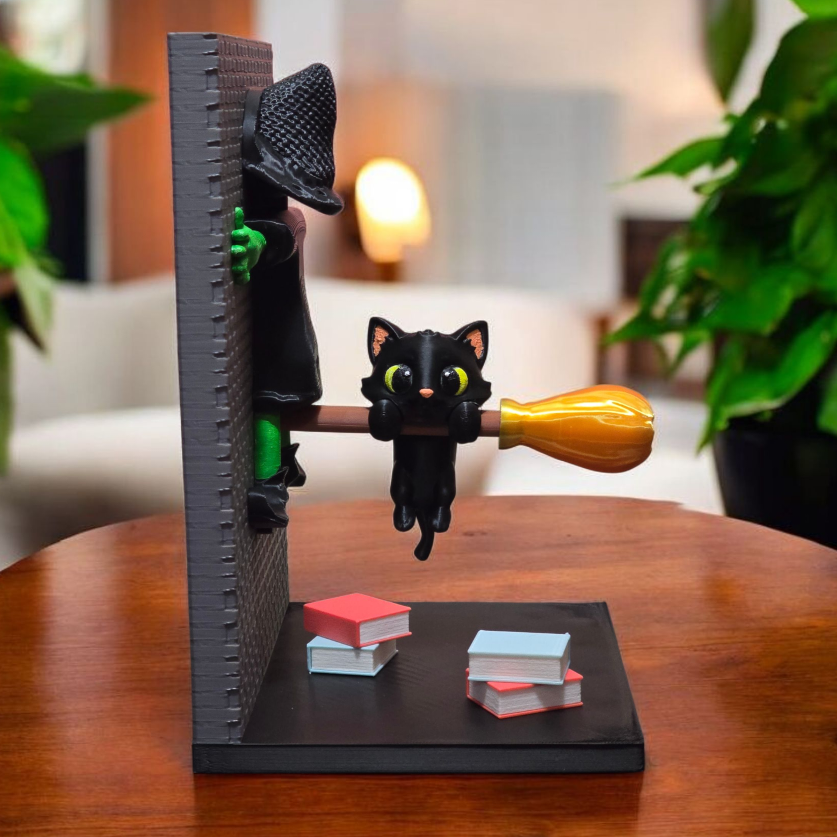 3DJPDesigns - Halloween Booknook + Tree Stand (Axolotl, Cat, Dragon)
