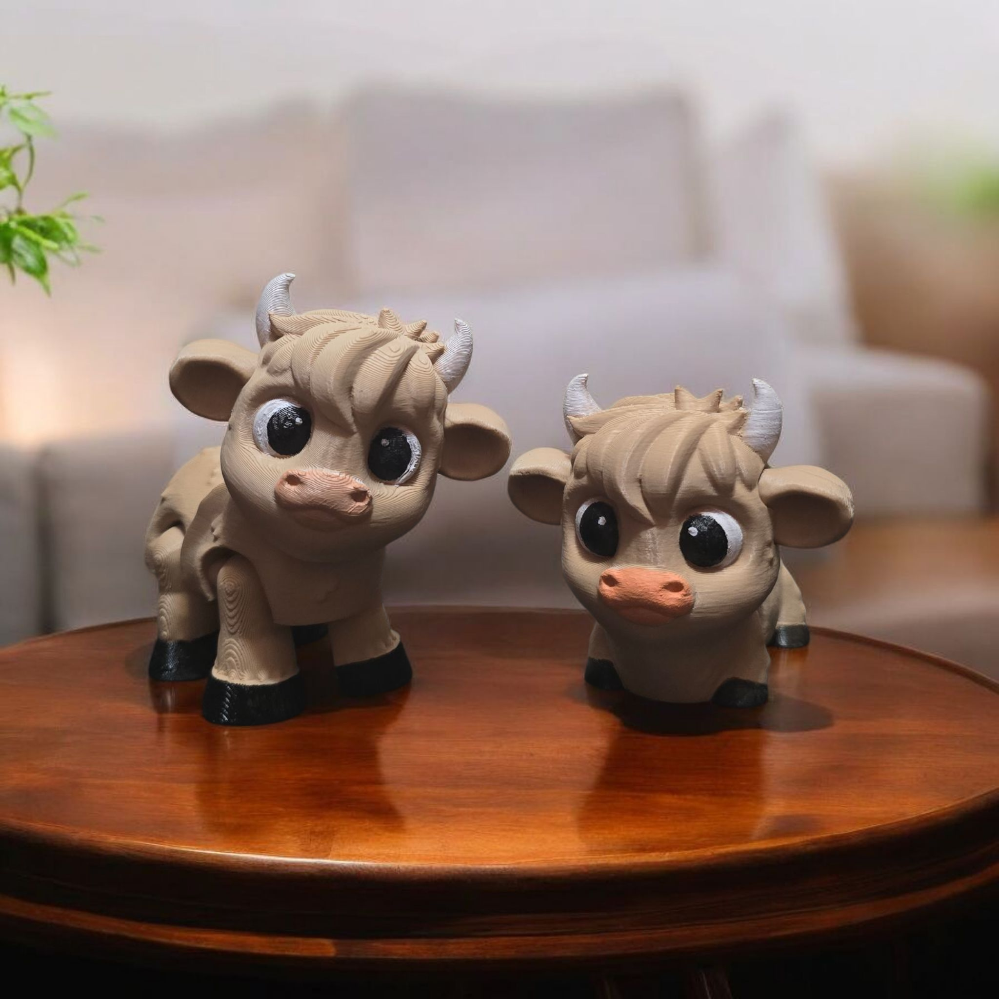 3DJPDesigns - New Highland Cow - Big + Small