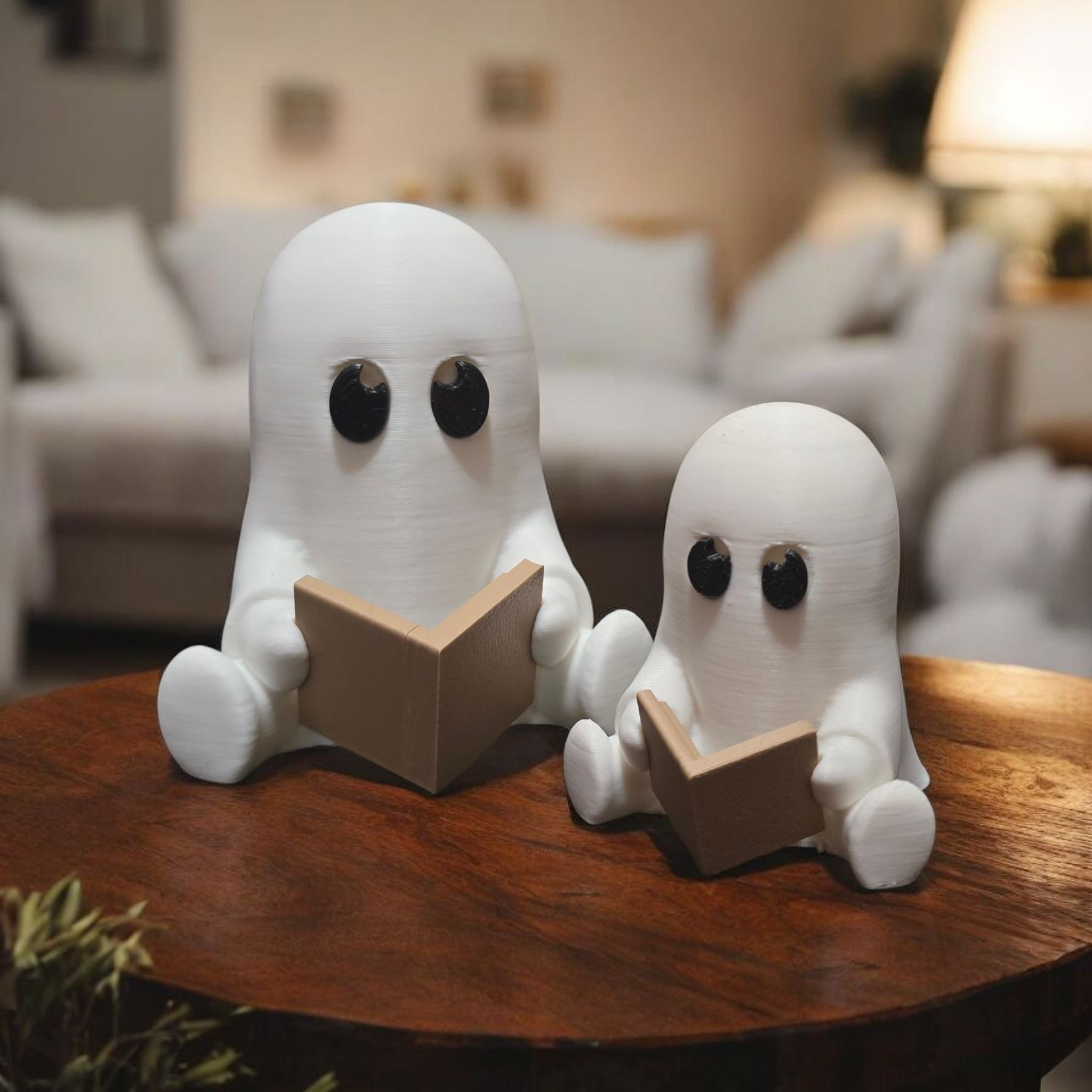 3DJPDesigns - Ghost Reading Book