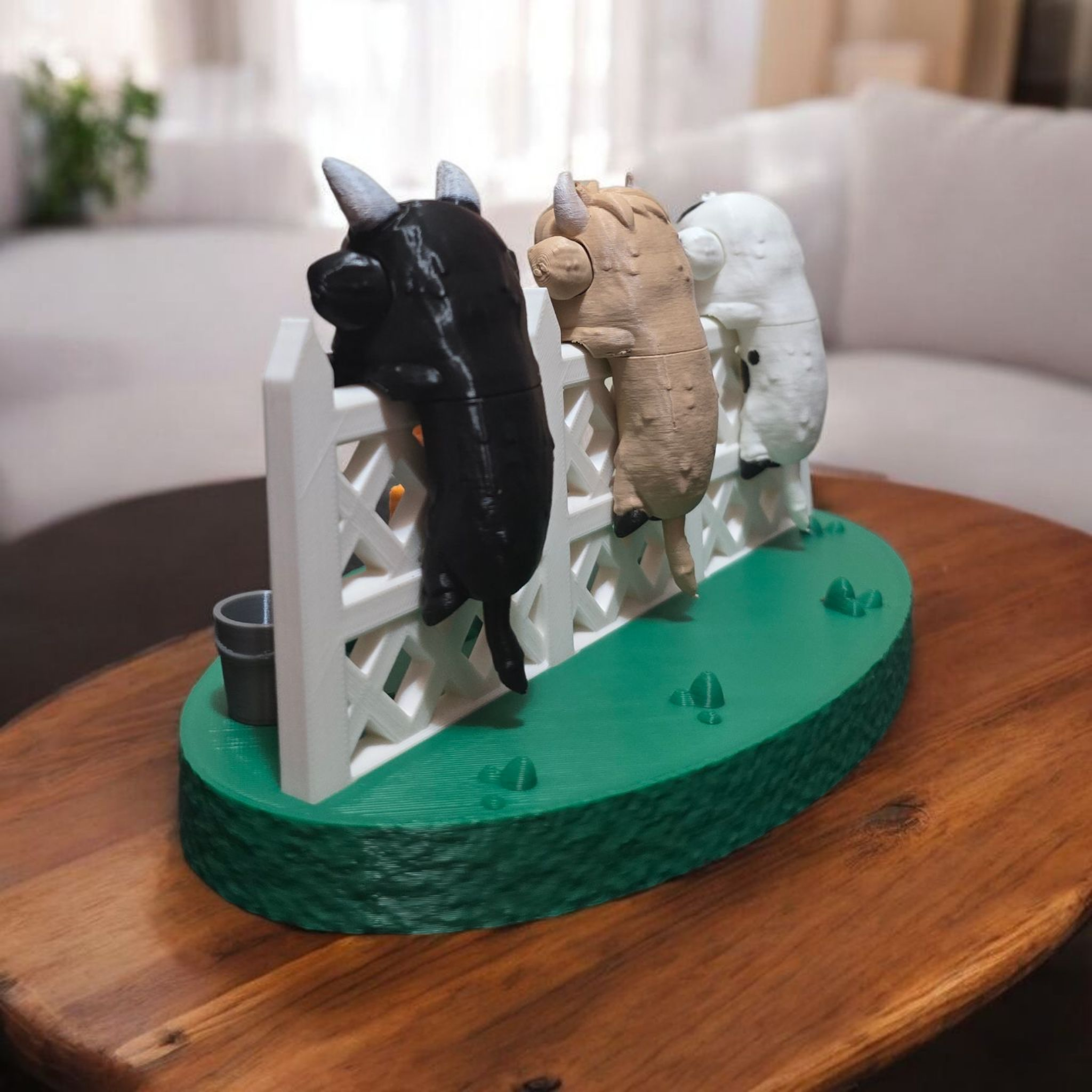3DJPDesigns - Flower Pot Hanger Cows
