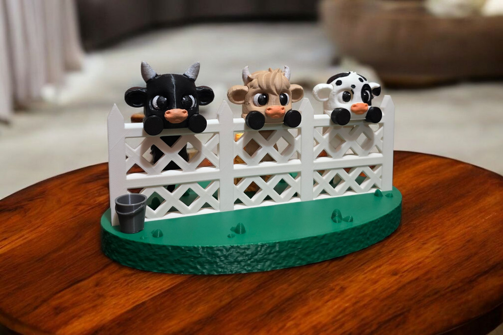3DJPDesigns - Flower Pot Hanger Cows