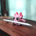3DJPDesigns - Laying Axolotl Pen Holder