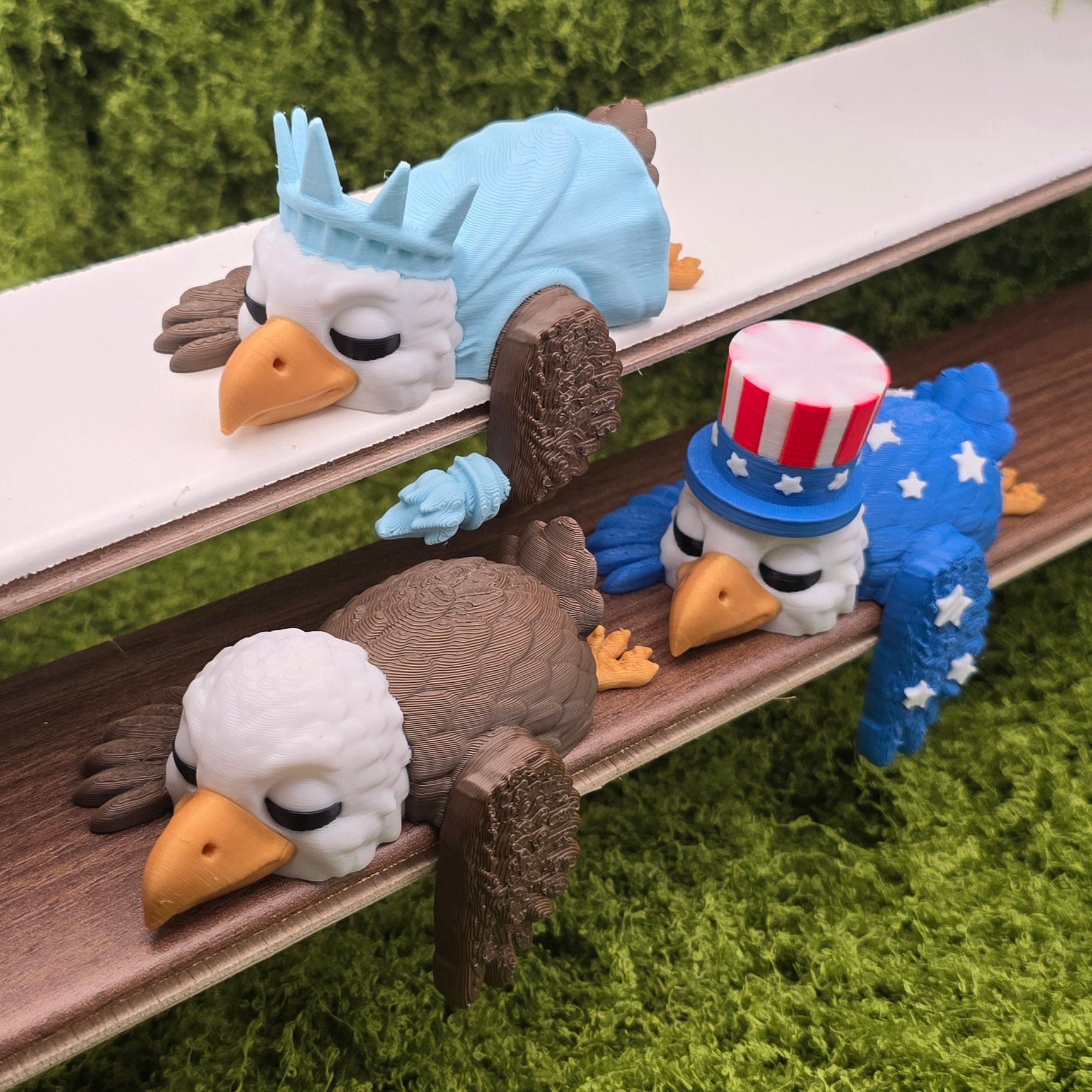 3DJPDesigns - Shelf Sleeping Eagles