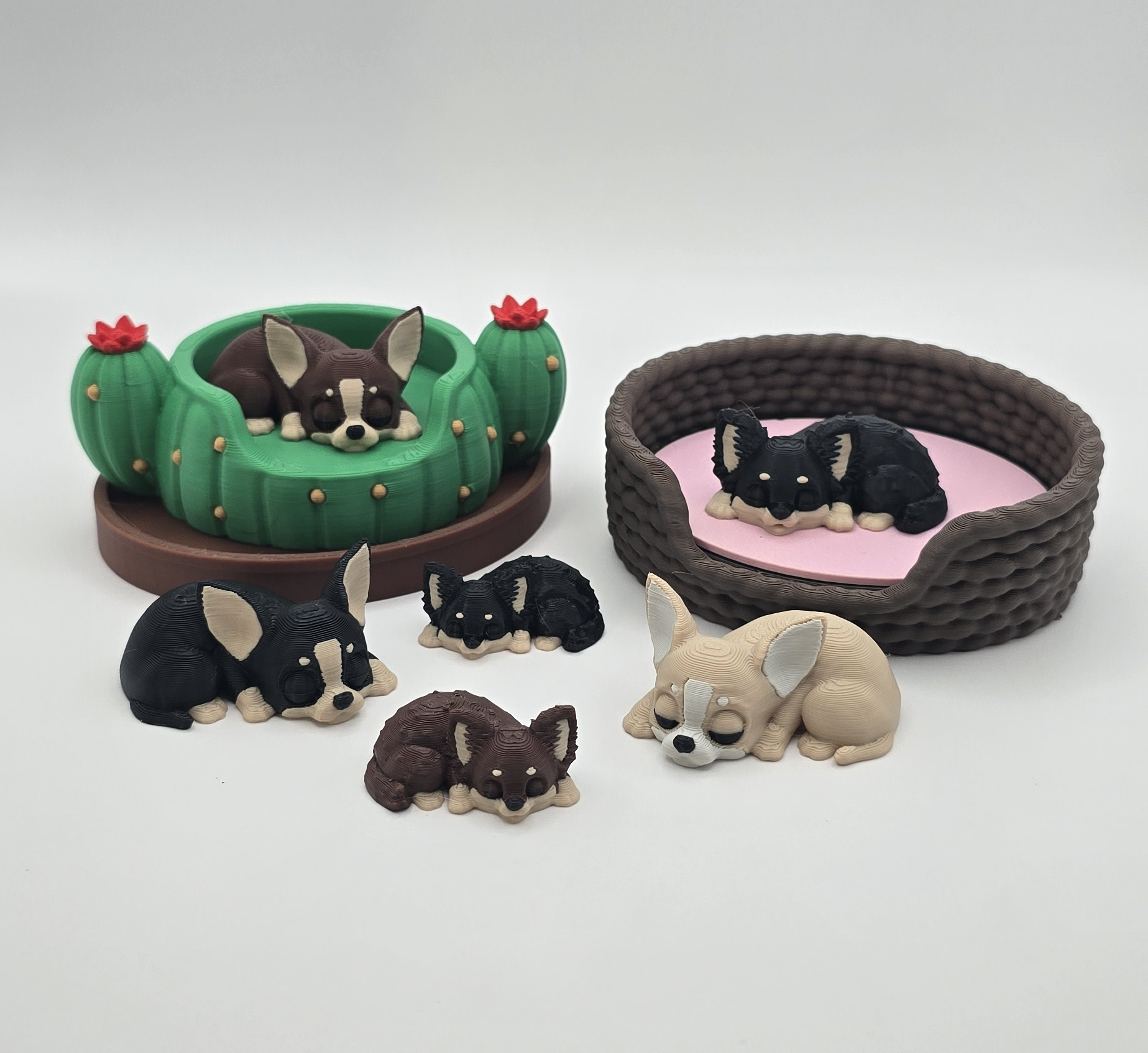 3DJPDesigns - Sleeping Chihuahua Pen Holder Buddy