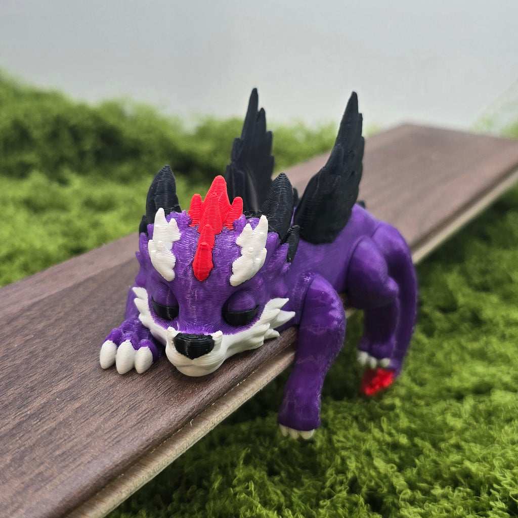3DJPDesigns - Shelf Sleeping Wolf Dragon