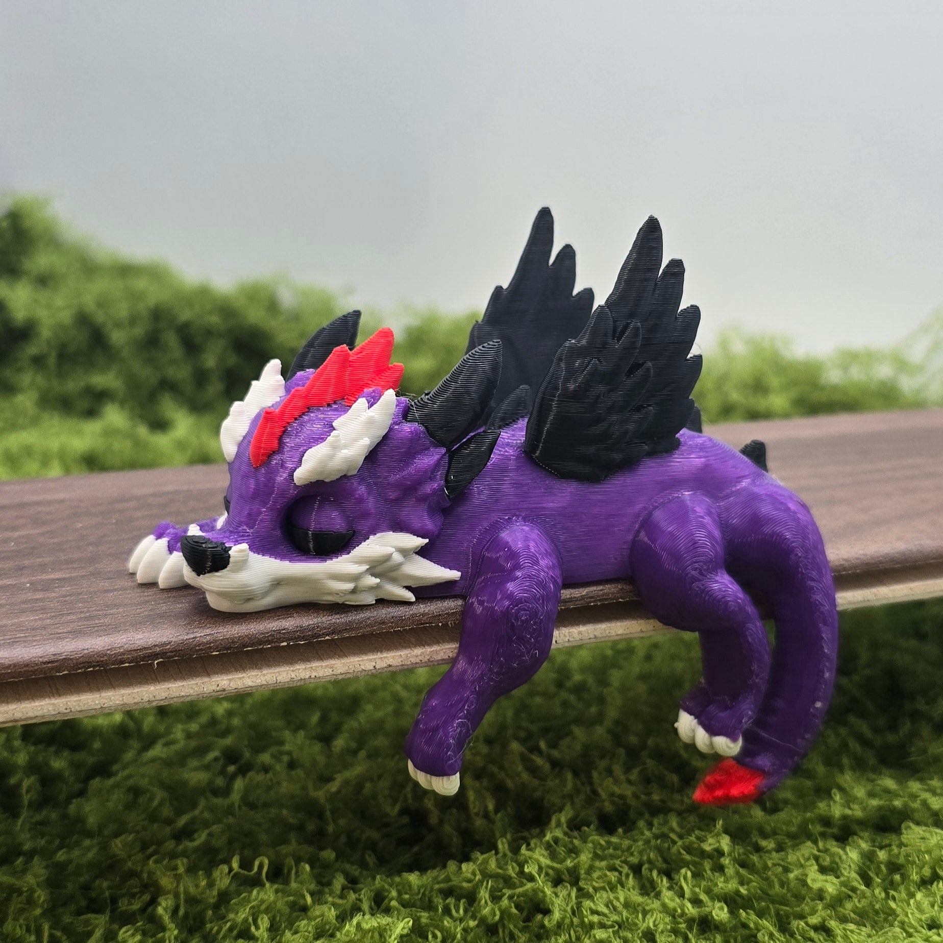 3DJPDesigns - Shelf Sleeping Wolf Dragon