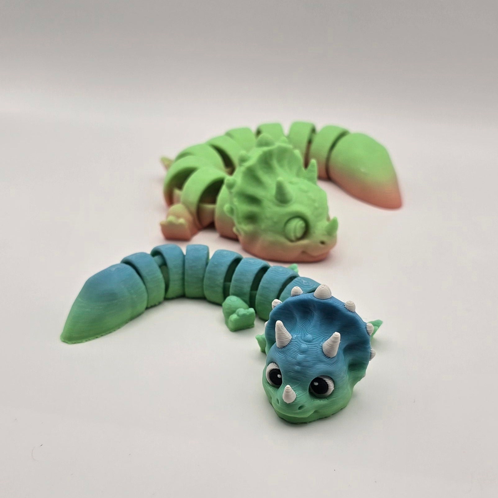 3DJPDesigns - Long Big Flexi Triceratops