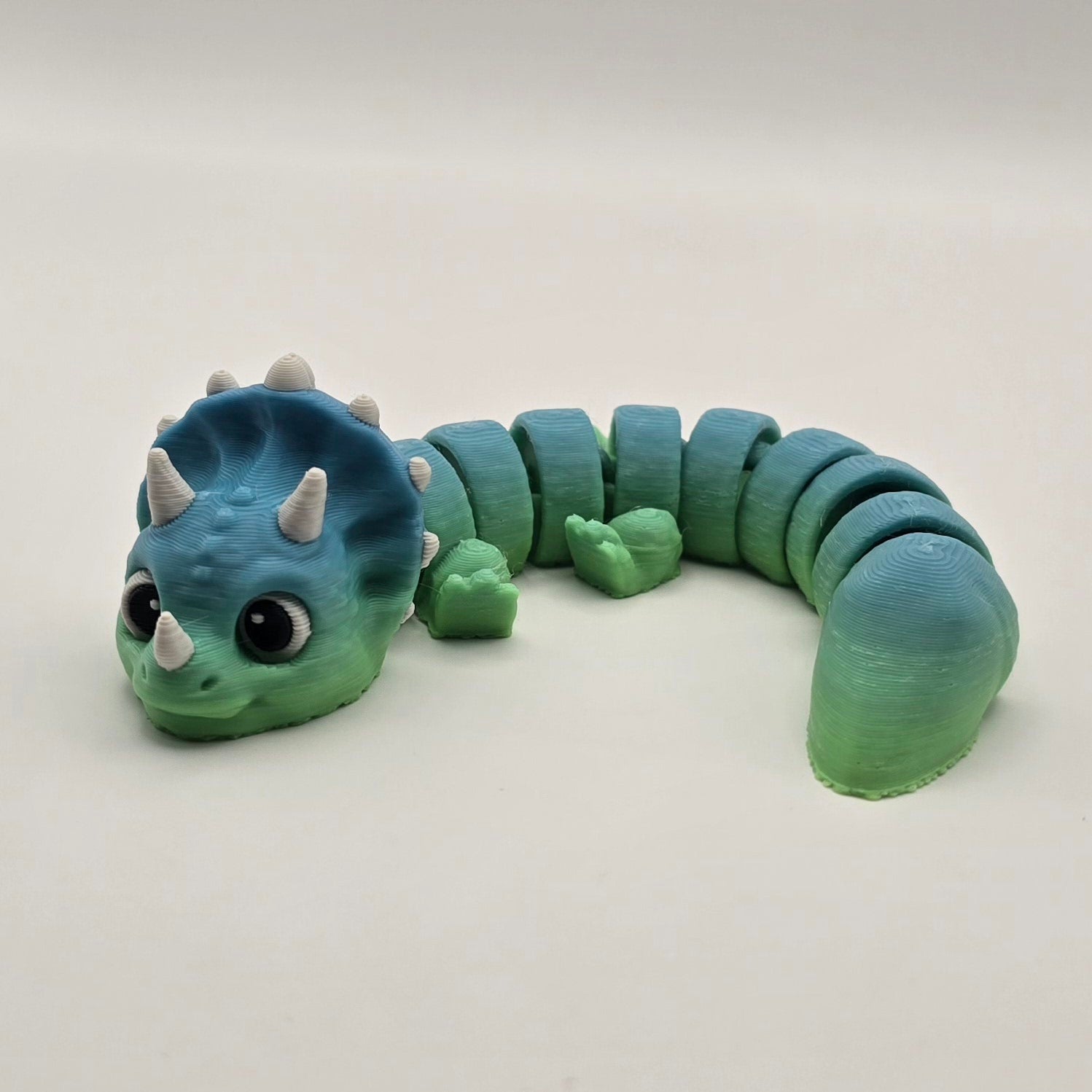 3DJPDesigns - Long Big Flexi Triceratops