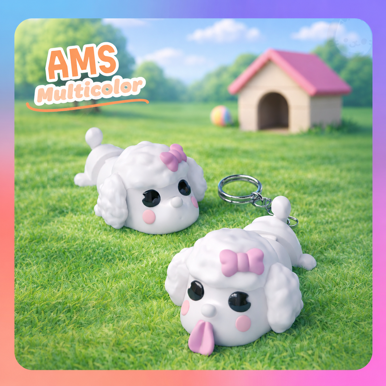 UniQrint - Flexi Sheep Keychain