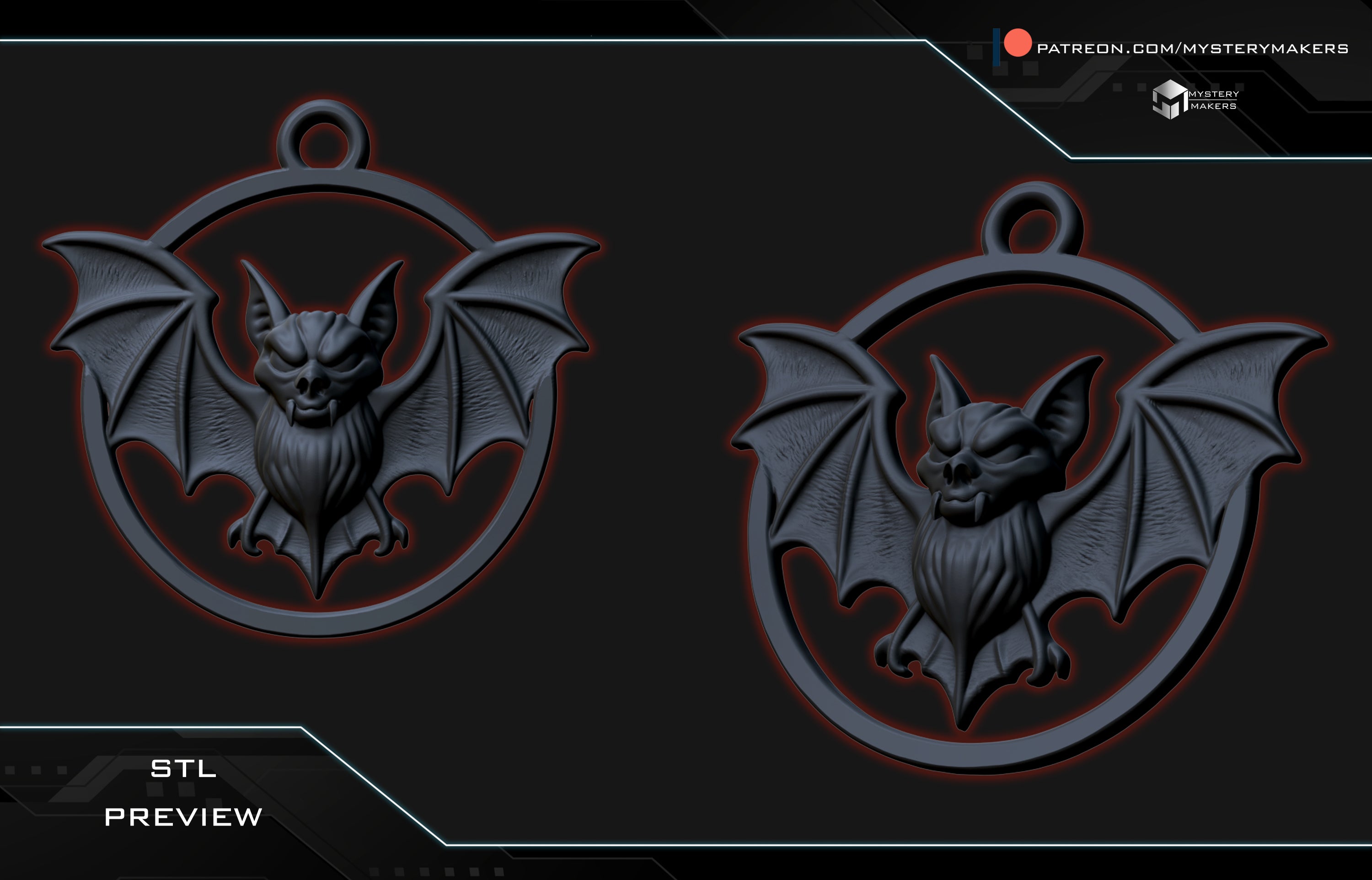 MysteryMakers — The Bat Door Ornament