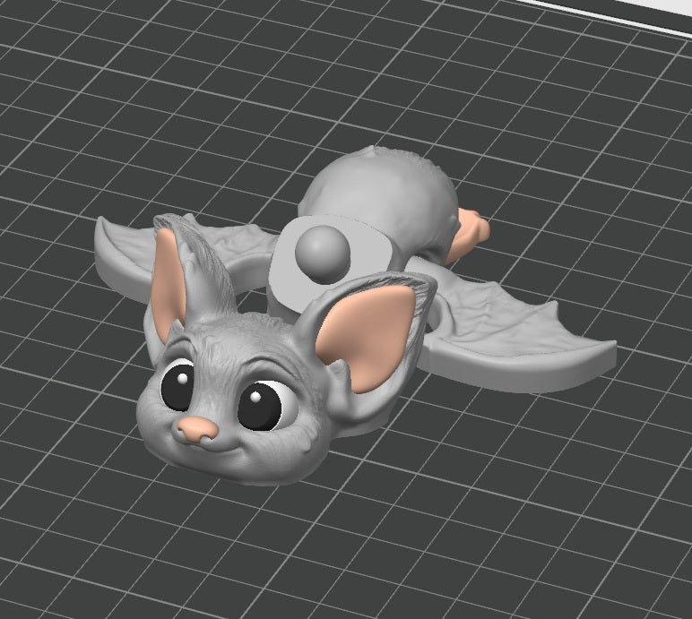 3DJPDesigns - Flexi Bat On Chest