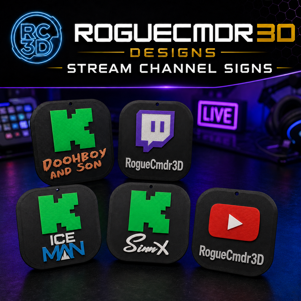 RC3D - Custom Stream Channel Designs