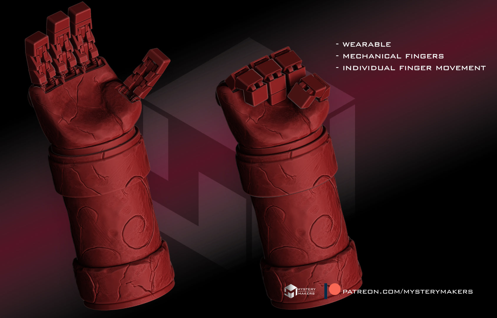 MysteryMakers — Hellboy Hand of Doom - Moving Fingers