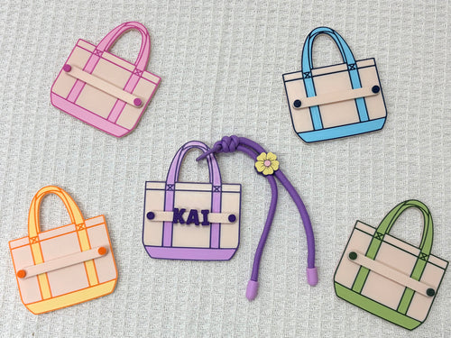 Love-Ki Kai - Personalized Tote Bag Sliders Keychain