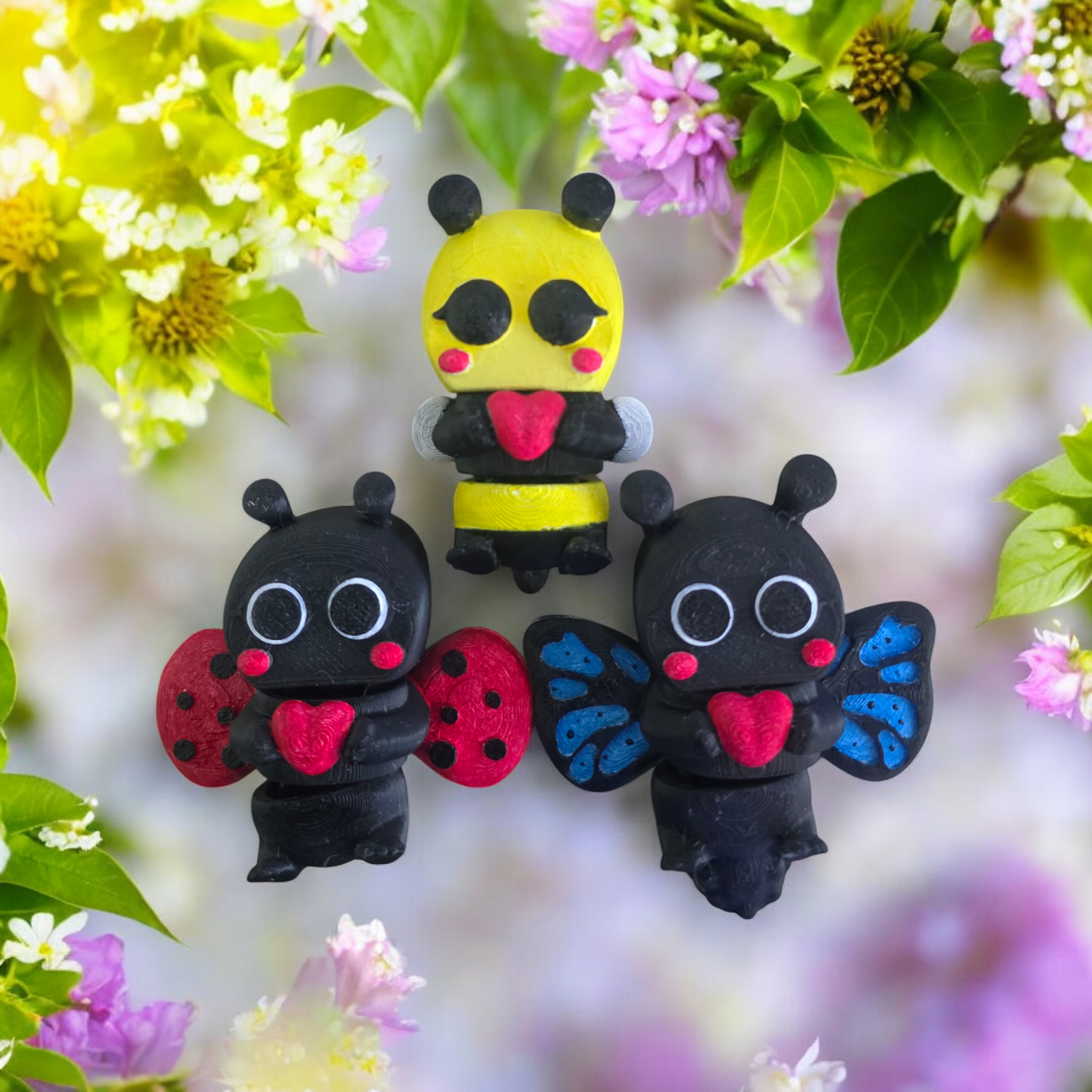 3DJPDesigns - Flexi Bee Butterfly Ladybug