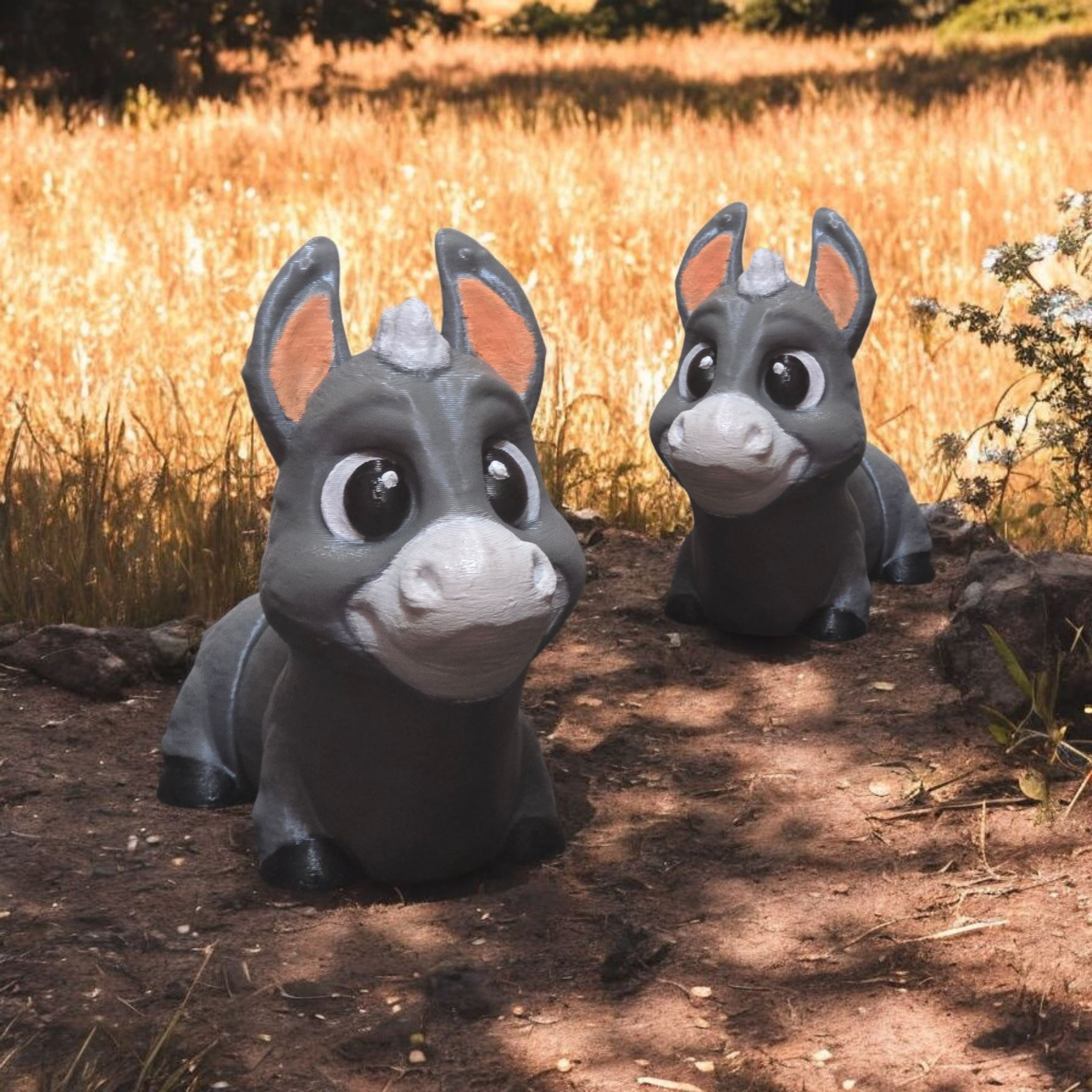 3DJPDesigns - Flexi Donkey Big + Small