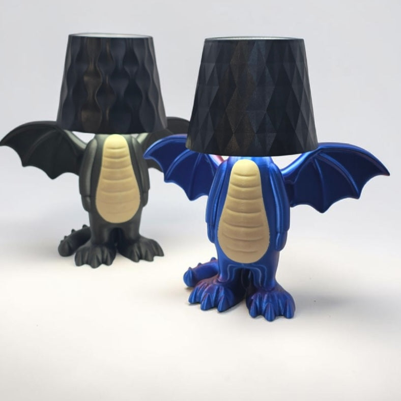 3DJPDesigns - Hiding Dragon Inside a Lamp Head
