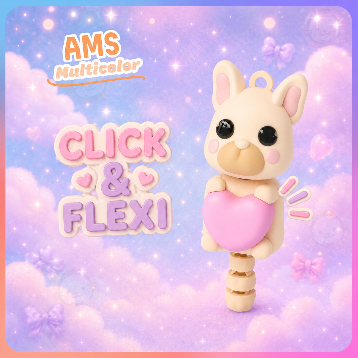 UniQrint - Click & Flexi Dog Keychains