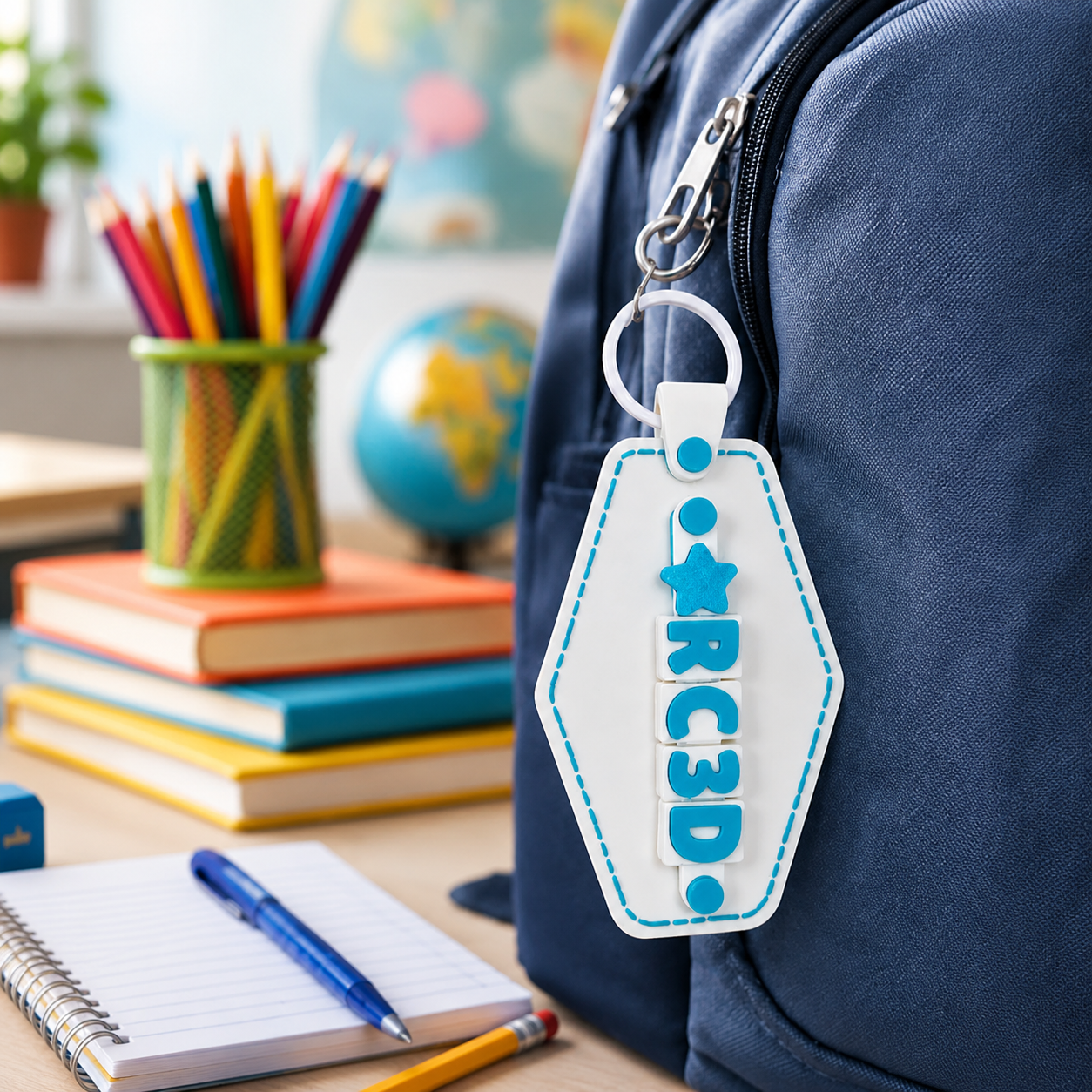Love-Ki Kai - Personalized Keychain Sliders with NFC Tag