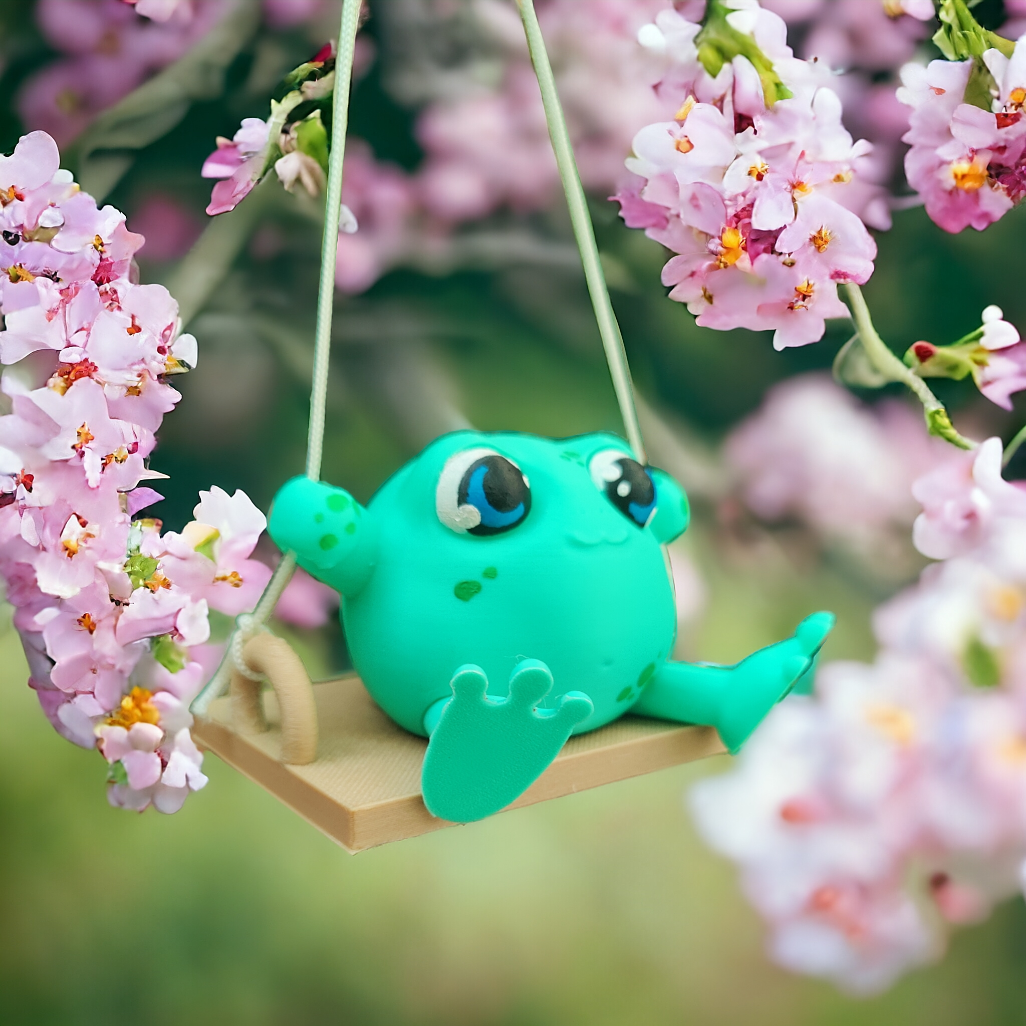 3DJPDesigns - Frog on Swing