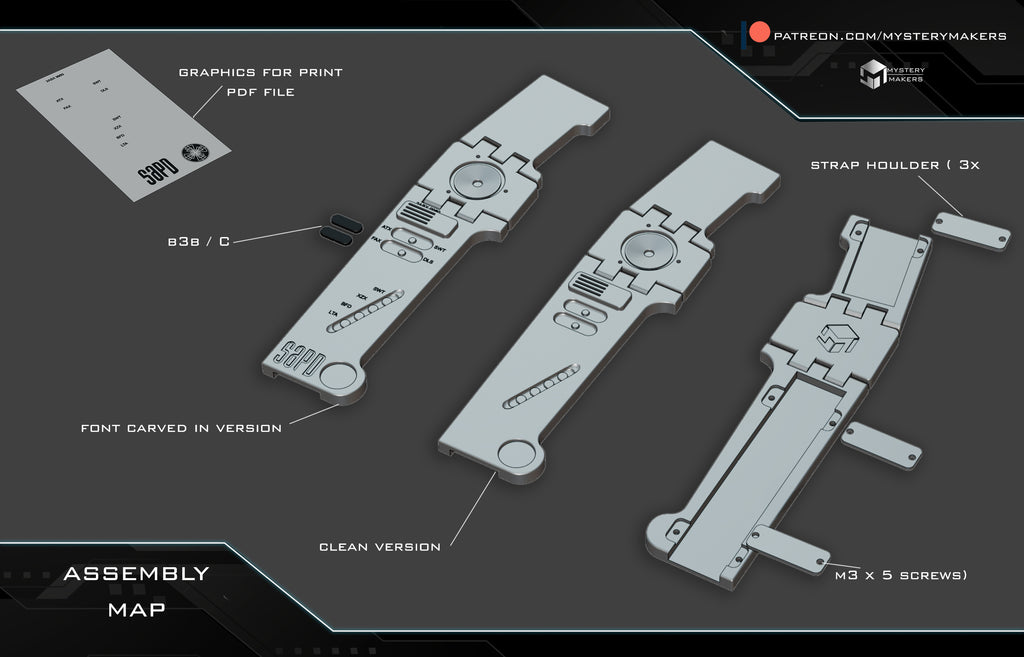 MysteryMakers — Shoulder Communicator Demolition Man