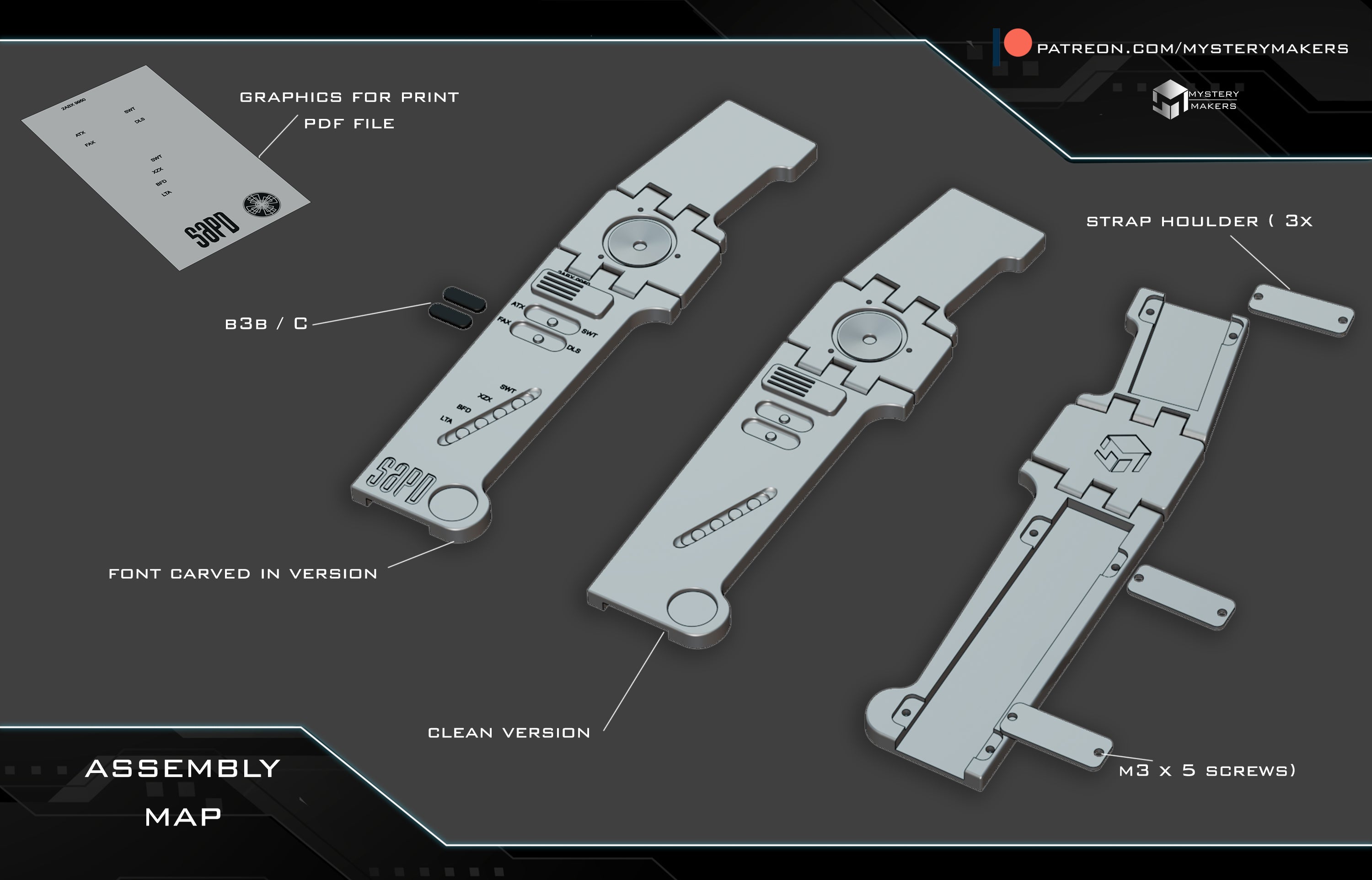 MysteryMakers — Shoulder Communicator Demolition Man